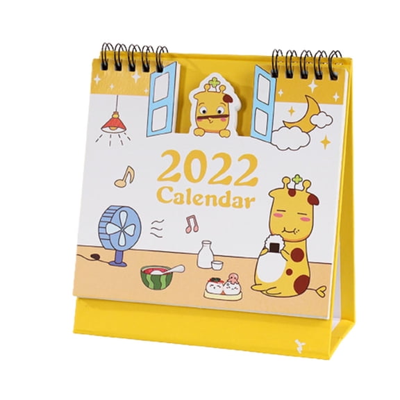 VerPetridure Creative Cute Desk Calendar 2022 Giraffe 2022 Monthly Desk Calendar Countdown Suitable For School Office And Family Atmosphere