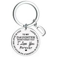 thumbnail image 1 of VerPetridure Creative DIY To My Daughter Stainless Steel Last Name 26 Letter Keychain 2.5cm, 1 of 4