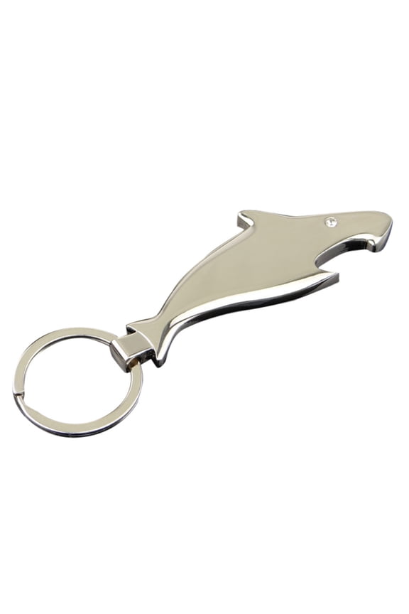 Creative Dolphin Metal Bottle Opener Keychain Pendant Creative Dolphin Metal Bottle Opener Keychain Pendantcreative Beer Bottle Dolphin Bottle Opener Easy Open Keychain Keyring Gift