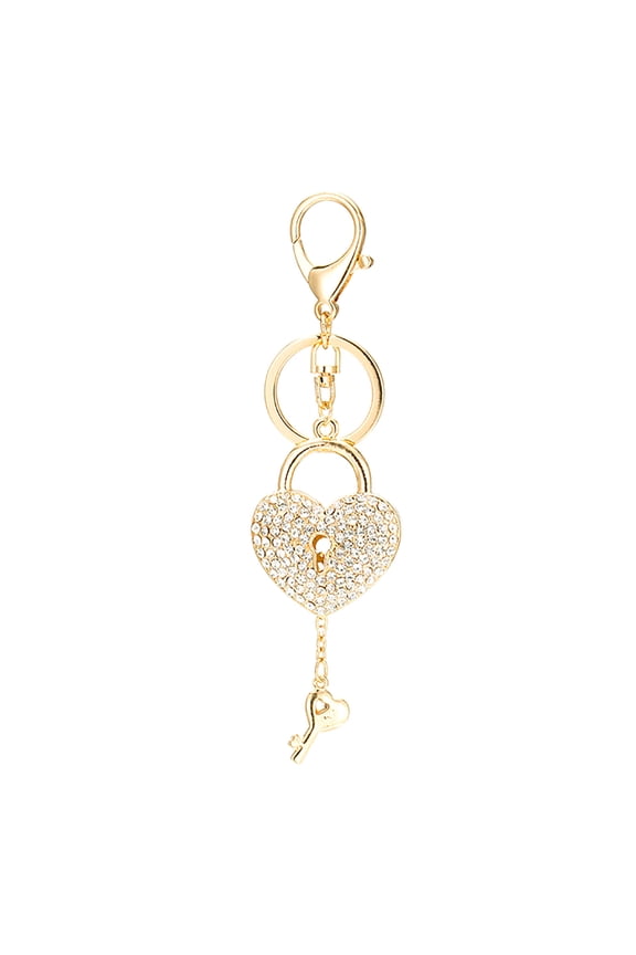 Creative New Love Shape Keychain Pendant Exquisite Heart-Shaped Lock Key Creative New Love Shape Keychain Pendant Exquisite Heart-Shaped Lock Key