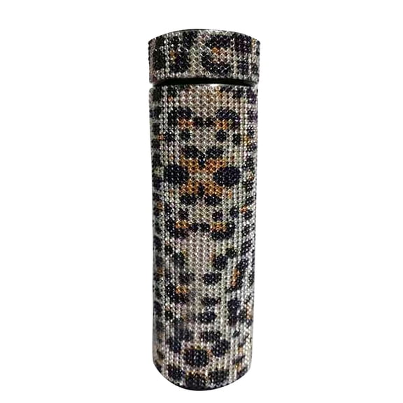 VerPetridure Diamond Thermo Bottle 500ml Water Bottle Stainless Steel Smart Vacuum Flask 1x