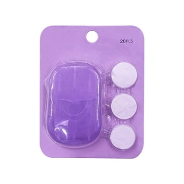 VerPetridure Disposable Hand Washing Tablet Floral Towel Set Soap Paper Soap 20 Pieces Portable Mini Cleaning Disposable Washing Hand Bath Toiletry Paper Soap Sheets Compressed Towels