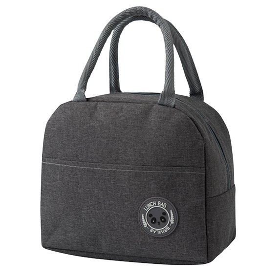 VerPetridure Double Hand Thickened Aluminum Foil Lunch Box Bag Lunch Box Bag insulation Bag Lunch Bag Gray Lunch Bag Insulated Thermal Food Storage Bag Portable Travel Working Bento Box