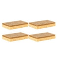 thumbnail image 1 of VerPetridure Double Sided Sponge Wipe Cleaning Sponge Block Kitchen Cleaning Tool Small Dishwashing Kitchen Sponges Natural Wood Pulp Cotton Sponge Double-Side Oil Free, 1 of 5