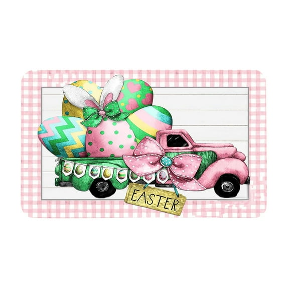 VerPetridure Easter indoor Outdoor Bathroom Kitchen Rug 60X40Cm Easter Day Welcome Doormats Home Carpets Decor Carpet Living Room Carpet