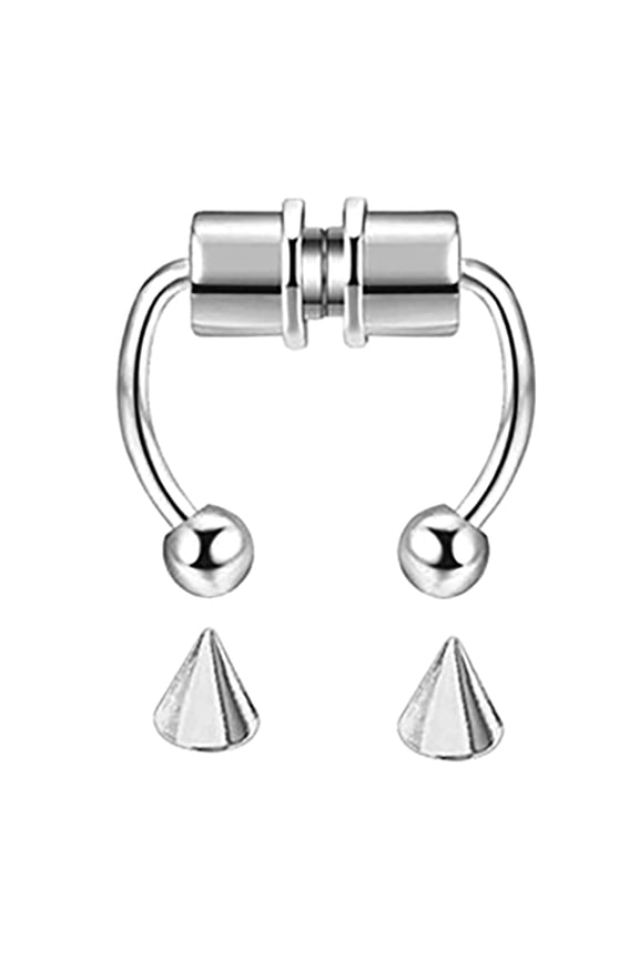 Fake Nose Ring Hoop Magnetic Horseshoe Rings 316L Stainless Steel nose ring