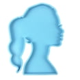 thumbnail image 1 of VerPetridure Female Silicone Resin Molds Head Large Beauty Tray Tool Art Home Ornaments Decor, 1 of 1