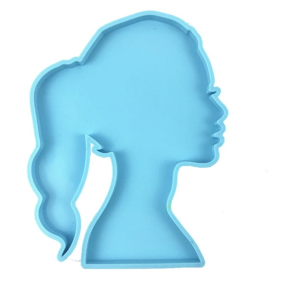 VerPetridure Female Silicone Resin Molds Head Large Beauty Tray Tool Art Home Ornaments Decor