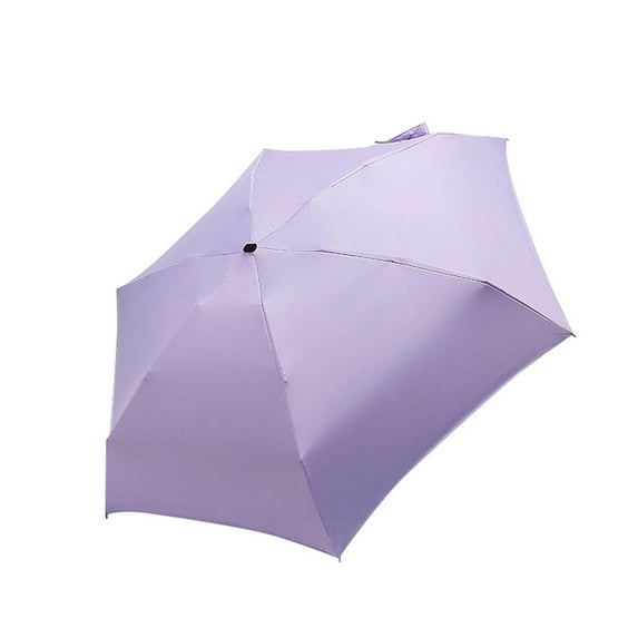 VerPetridure Flat Lightweight Umbrella Parasol Folding Sun Umbrella Mini Umbrella