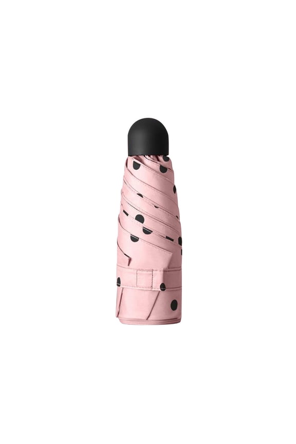 Flat Lightweight Umbrella Parasol Folding Sun Umbrella Mini Umbrella