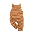 thumbnail image 1 of VerPetridure Girls Jumpsuits Size 10-12 Infant Baby Boys Girls Sleeveless Striped Romper Jumpsuit Clothes, 1 of 7