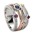 thumbnail image 1 of VerPetridure Gorgeous Women Flower Copper Ring Jewelry Size 6-10 Beautiful Ring Jewelry copper ring, 1 of 2