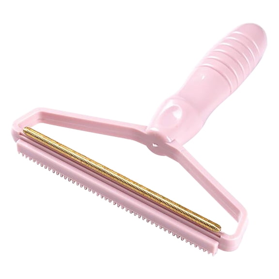 VerPetridure Hair Scraper Two-in-One Dual-Use Double-Sided Manual Pure Copper Hair Removal Ball Pet Hair Smoother Sticker Pink Manual Sweater Coat Stripper Is Convenient And Quick To Use