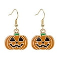 thumbnail image 1 of VerPetridure Halloween Alloy Earrings Pumpkin Head Halloween Day Earrings Fashion Halloween Alloy Earrings Pumpkin Head Halloween Day Earrings, 1 of 1