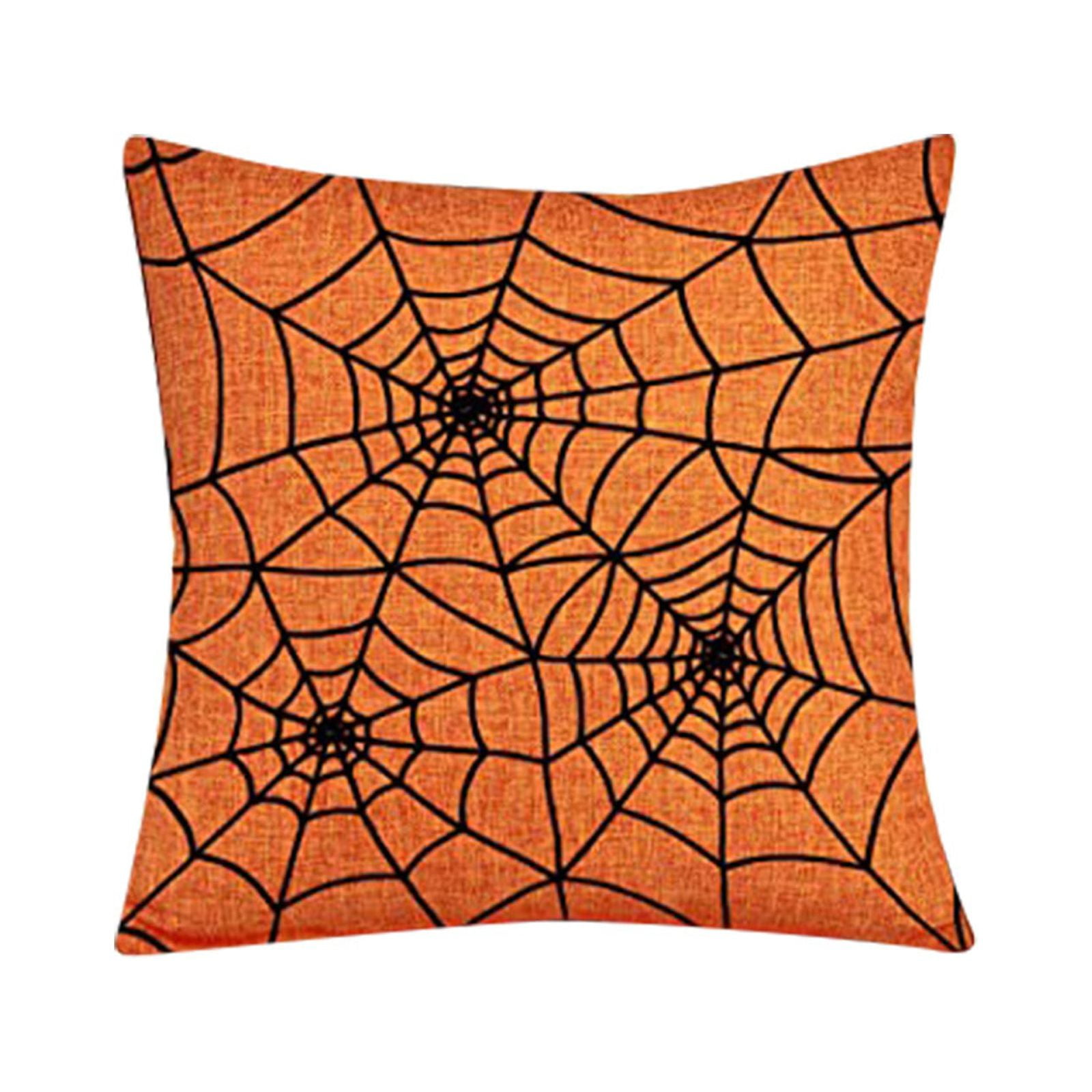 VerPetridure Halloween Pillow Covers 18x18 Halloween Decorations Spider