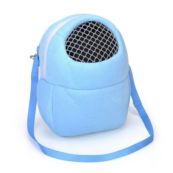VerPetridure Hamster Take-Out Bag Mesh Blue S Guinea Pig Squirrel Small Pets Bags for Hamsters Carrier Bag Portable Breathable