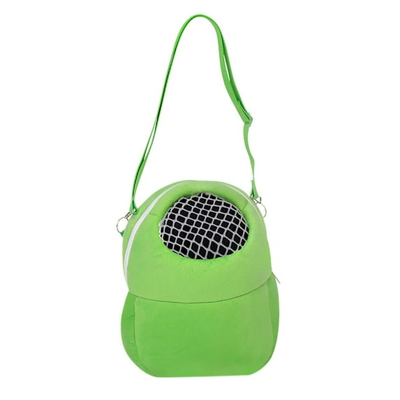 VerPetridure Hamster Take-Out Bag Mesh Green M Guinea Pig Squirrel Small Pets Bags for Hamsters Carrier Bag Portable Breathable