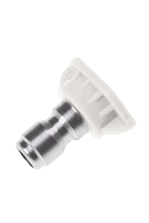 High Pressure Nozzle Water Gun Quick Connect Nozzle 1.0 Hole 40 Degrees White Quick-Connect Nozzle Tool Pressure Washer Spray Nozzle Tips Multiple Degree