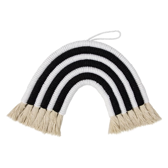 VerPetridure Home Weaving 7 Colors Ornament Rainbow Handwoven Ornament Tassel Decoration Wall Hanging Home Woven 7-color Tapestry Rainbow Hand Woven Tassels Decorative Wall Hanging