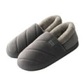 thumbnail image 1 of VerPetridure House Slippers for Women Men Fuzzy Slippers Fluffy Bedroom House Shoes Memory Foam Suede Cozy Plush Breathable Anti-Slip Indoor & Outdoor Winter, 1 of 3