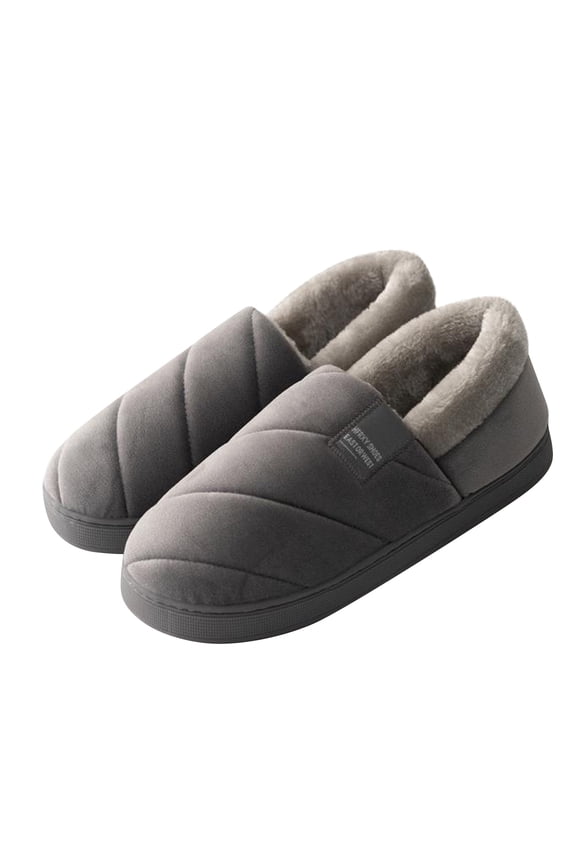 House Slippers for Women Men Fuzzy Slippers Fluffy Bedroom House Shoes Memory Foam Suede Cozy Plush Breathable Anti-Slip Indoor & Outdoor Winter