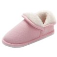 thumbnail image 1 of VerPetridure House Slippers for Women Men Fuzzy Slippers Fluffy Bedroom House Shoes Memory Foam Suede Cozy Plush Breathable Anti-Slip Indoor & Outdoor Winter, 1 of 2