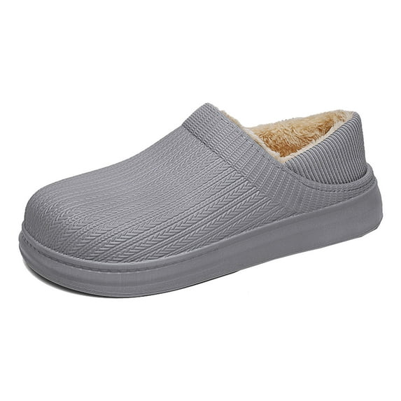 VerPetridure House Slippers for Women Men Fuzzy Slippers Fluffy Bedroom House Shoes Memory Foam Suede Cozy Plush Breathable Anti-Slip Indoor & Outdoor Winter