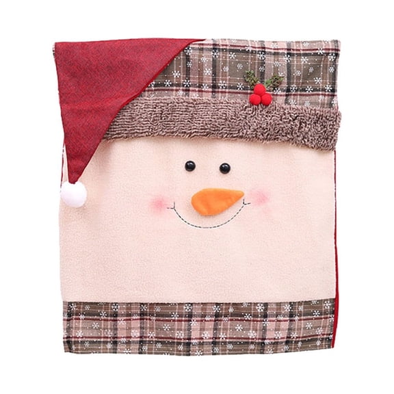 VerPetridure Kitchen Table Embroidered Chair Covers Christmas Holiday Home Decoration