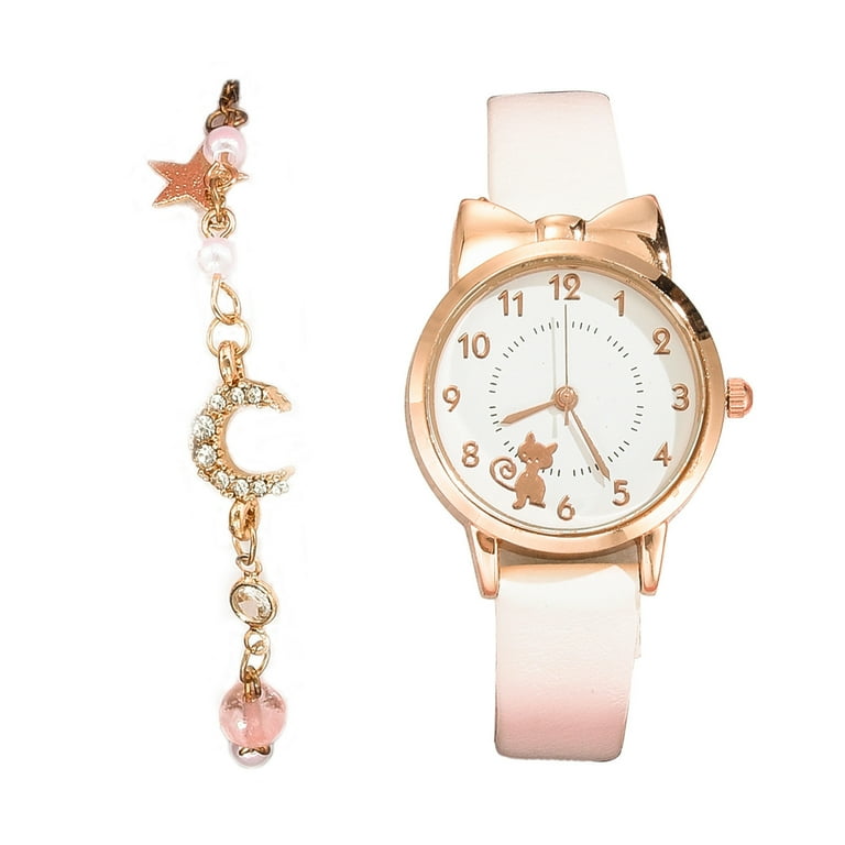 *NEW* KITTY CAT QUARTZ WATCH AND MATCHING BRACELET None | Accessories | New Kitty Cat Quartz Watch And Matching  main image 3