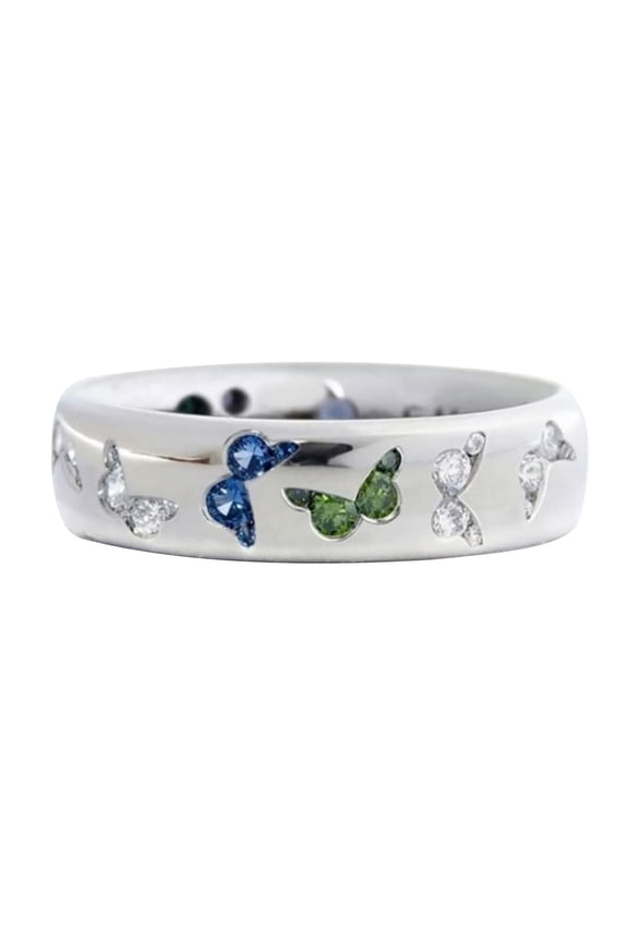 Ladies Butterfly Ring Creative Ring Jewelry