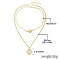 thumbnail image 1 of VerPetridure Ladies Necklaces Wild Double Layered Necklaces Female Jewelry Holiday Gifts women's necklace, 1 of 4