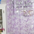 thumbnail image 1 of VerPetridure Leaf Window Screen 100 X 200Cm Purple Leaf Sheer Curtain Tulle Window Treatment Voile Drape Valance 1 Panel Fabric, 1 of 5