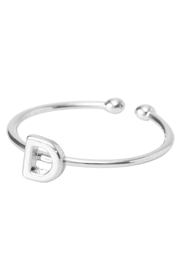 Letter Ring Alphabet Ring Name Ring Custom Initial Ring Love One Ring