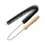 VerPetridure Long Drain Brush Flexible Feeding Tube Brush Slim Cleaning Brush Hose Pipe Brush Steel Kitchen Drain Tube Cleaning Brushes Sink Fridge Skinny Pipe Drain Cleaning Tool