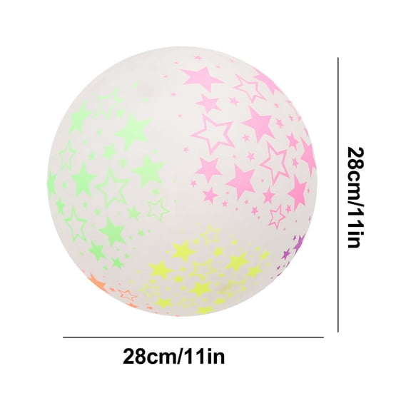 VerPetridure Luminous Balloons Decoration Stars Wave Dots Festive Party Birthday Commemorative Party Decorations 5PC Luminous Ball Sars Dots Party Decoration Indoor Decoration Outdoor Decoration Part