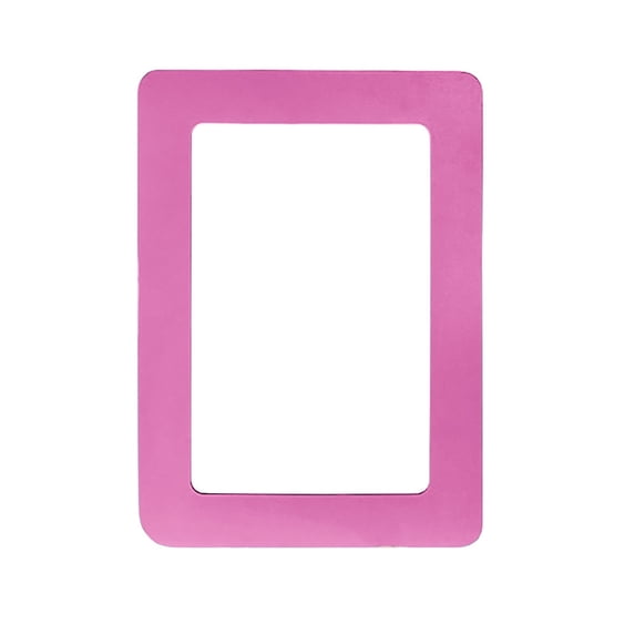 VerPetridure Magnetic Pvc Photo Frame 6 inch Double Layer Magnetic Photo Frame Pink Colorful Double-Layer magnetic Picture Frames 13*18cm Photo Magnets Memories