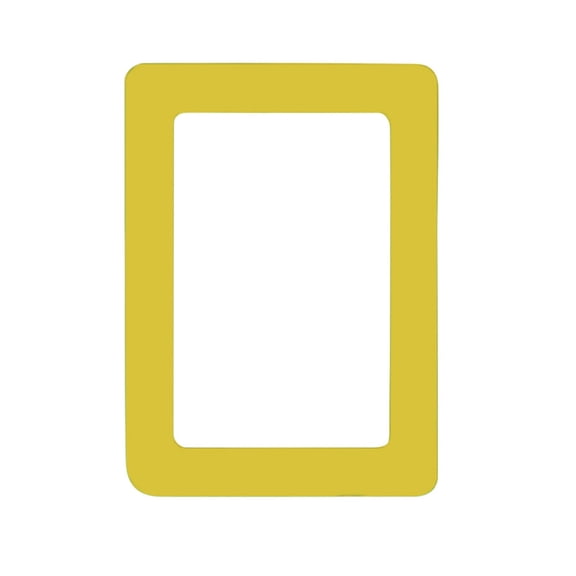 VerPetridure Magnetic Pvc Photo Frame 6 inch Single Layer Magnetic Photo Frame Yellow Colorful Single-Layer magnetic Picture Frames 13*18cm Photo Magnets Memories