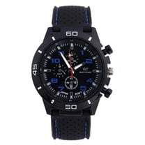 VerPetridure Man Watches Clocks Watches Kieselgel Casual Dresses Wrist Crystals Anova Quest Men's Watch