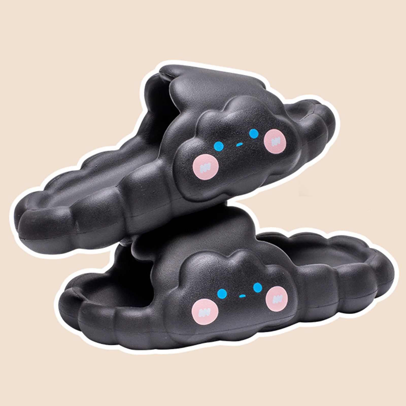 Bubble Textured Slider Slippers main image 1