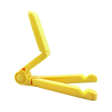 VerPetridure Multi-Angle Adjustable - Foldable Tablet Stand Yellow Multi-angle adjustable Foldable Tablet Holder Folding Universal Stand