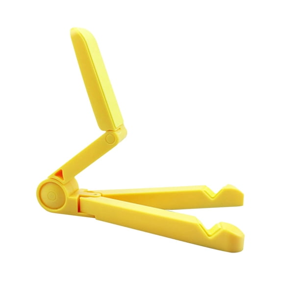 VerPetridure Multi-Angle Adjustable - Foldable Tablet Stand Yellow Multi-angle adjustable Foldable Tablet Holder Folding Universal Stand