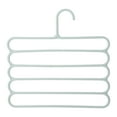 thumbnail image 1 of VerPetridure Non-Slip Multi-Layer Trouser Rack Multi-Functional Wardrobe 5-Layer Hanging Pants Hanger Scarf Rack Silk Scarf Tie Hanger Green Multi-Functional 5-Layer Pants Hangers Non-Slip Multi-Laye, 1 of 1
