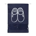 thumbnail image 1 of VerPetridure Outdoor Travel Transparent Visible Storage Bag Shoe Cover Sports Travel Waterproof Shoe Bag Visible Shoe Bag (Large) Navy Blue 1 Pc Travel Shoe Bags, Drawstring Non-Woven Shoe Storage Ba, 1 of 1