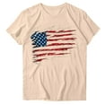 thumbnail image 1 of VerPetridure Patriotic Shirts for Women American Flag Shirt 4th of July Short Sleeve Crew Neck Graphic Tee USA Star Stripes Tops, 1 of 4