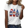 thumbnail image 1 of VerPetridure Patriotic Shirts for Women American Flag Shirt 4th of July Short Sleeve Crew Neck Graphic Tee USA Star Stripes Tops, 1 of 5