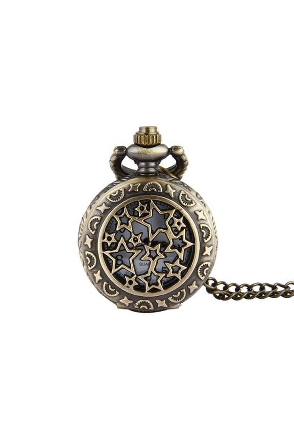 Personalized Pattern Steampunk Vintage Quartz Roman Numerals Pocket Watch Men's Vintage Pocket Watch