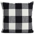thumbnail image 1 of VerPetridure Plaid Pillowcase Black Lattice Sofa Bed Home Decor Pillow Case Cushion Cover, 1 of 2