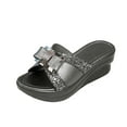 thumbnail image 1 of VerPetridure Platform Sandals for Women Summer Women Thick Bottom Slope Heel Shoes Beach Sandals Roman Casual Slippers, 1 of 8