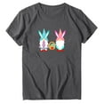 thumbnail image 1 of VerPetridure Plus Size Happy Easter Shirts for Women Rabbit Graphic T-Shirt Short Sleeve Tee Tops Relaxed-Fit Women Print Plus Size Crew Neck T-Shirts Print Short Sleeve Graphic Tee Tops, 1 of 5