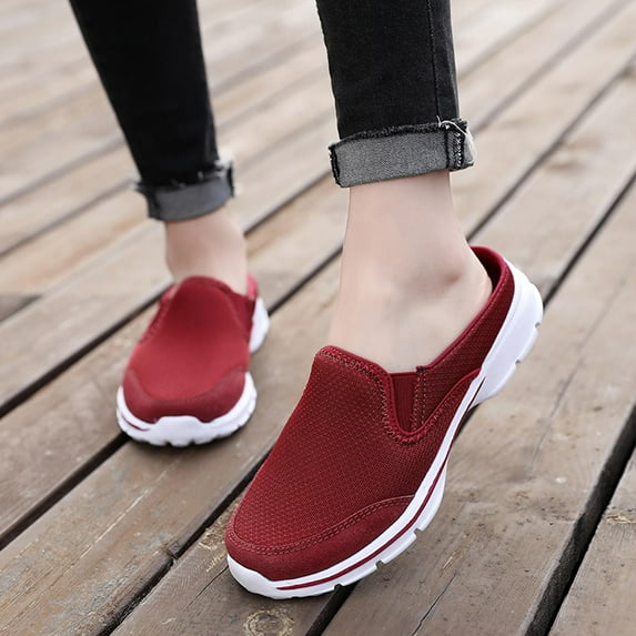 VerPetridure Plus Velvet Warm Cotton Shoes Half Care Casual Shoes Thickened Slippers Lazy Shoes Lightweight Lovers